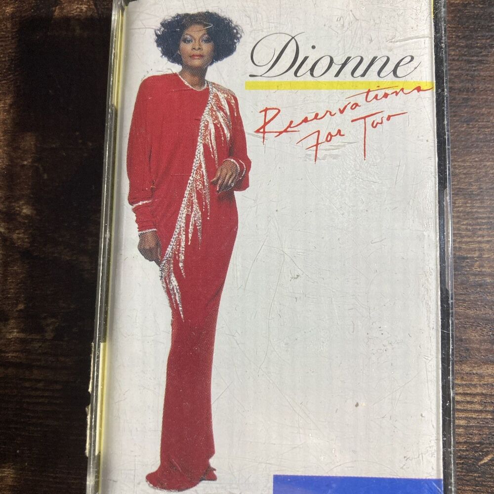 Dionne Warwick Reservations For Two Cassette Tape 1987 Arista Funk Soul Pop